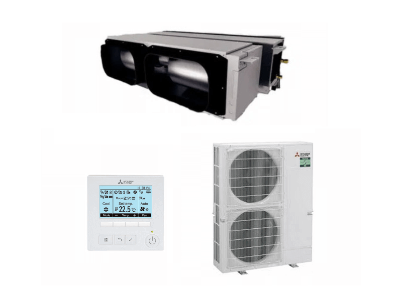 Mitsubishi Electric 16kW 3 Phase Inverter Ducted Air Conditioner PEA-M