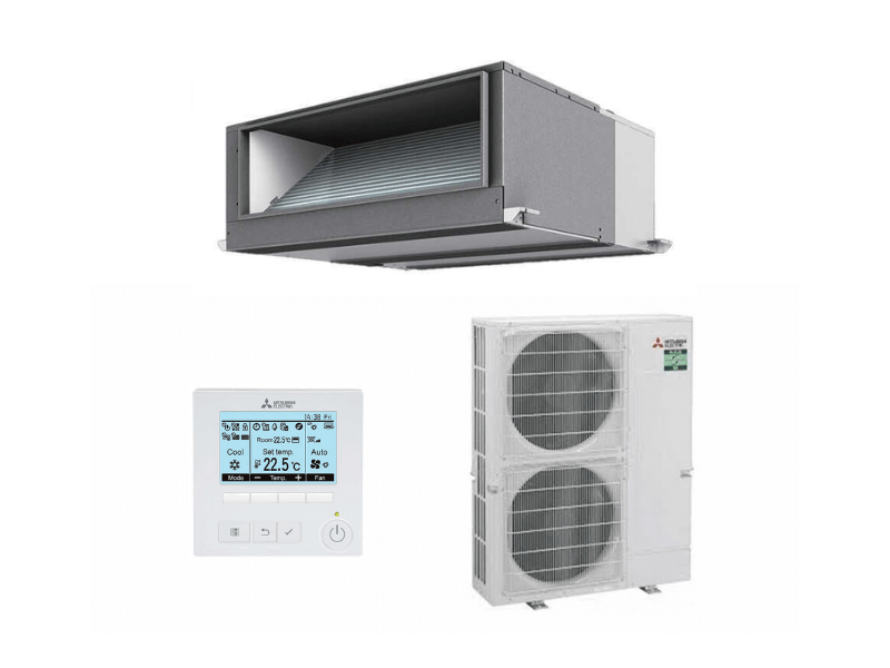 Mitsubishi Electric 20kW Phase Inverter Ducted Air Conditioner PEA-M
