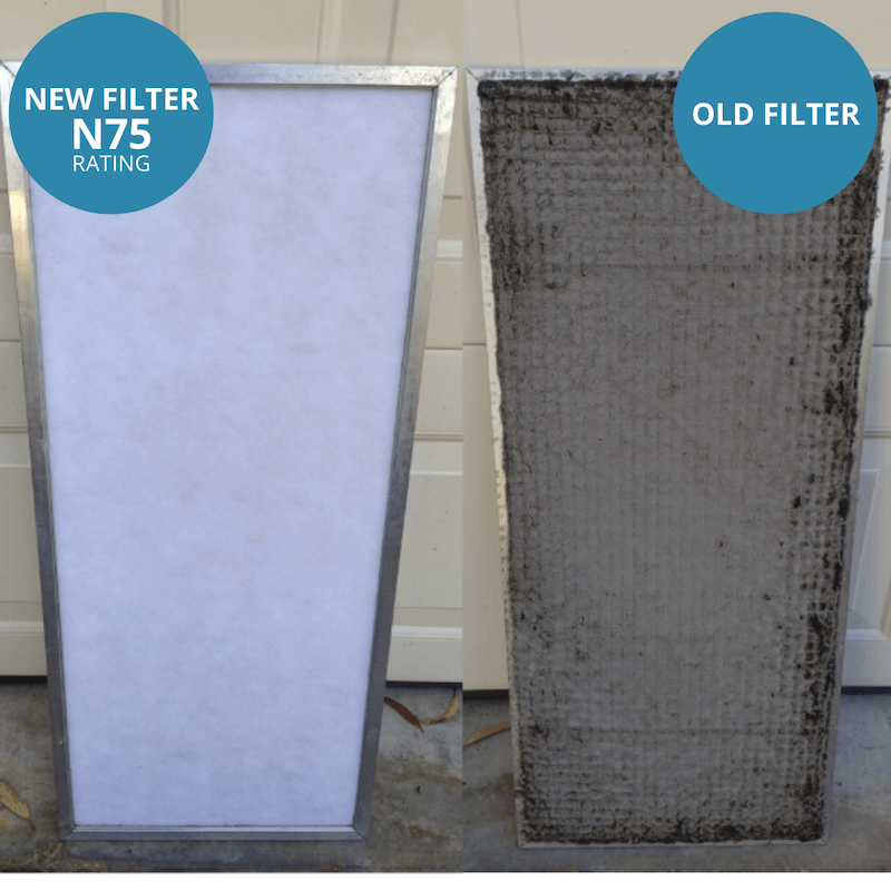 N75 Ducted Air Conditioner Filter Material MERV 8 Best Aircon Premiu