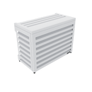 Air Conditioning Cover - AC Aluminium Louvred Screen