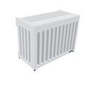 Air Conditioning Cover - AC Aluminium Louvred Screen