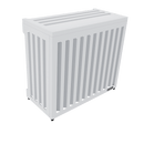 Air Conditioning Cover - AC Aluminium Louvred Screen